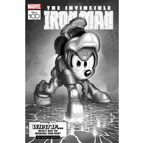 The Amazing Spider-Man # 27 (Incentive Disney 100th Anniversary B&W Variant)