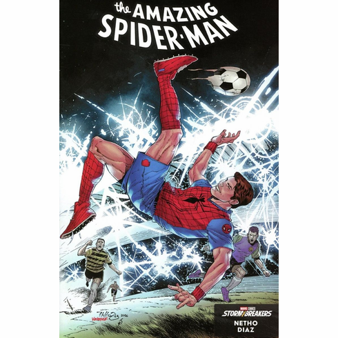 The Amazing Spider-Man # 30 (Stormbreakers Marvel Soccer Variant)