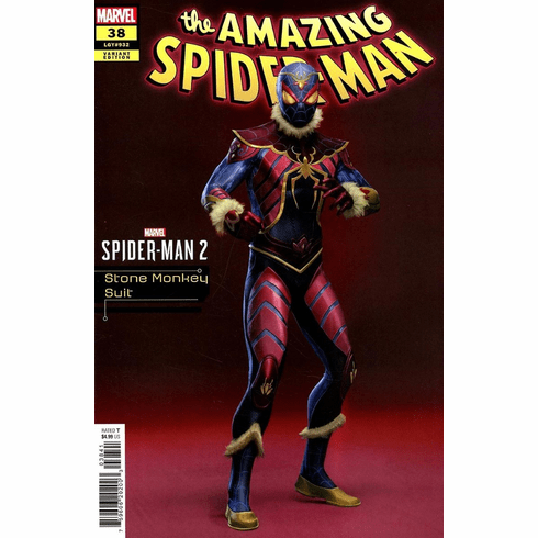The Amazing Spider-Man # 38 (Marvels Spider-Man 2 Video Game Stone Monkey Suit Variant)