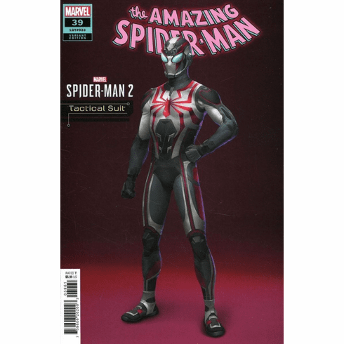 The Amazing Spider-Man # 39 (Marvels Spider-Man 2 Video Game Tactical Suit Variant)