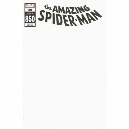 The Amazing Spider-Man # 49 / 850 (Blank Variant)