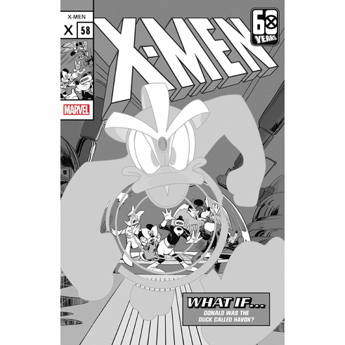 The Amazing Spider-Man # 49 (Incentive B&W Disney 100th Anniverasry Variant)