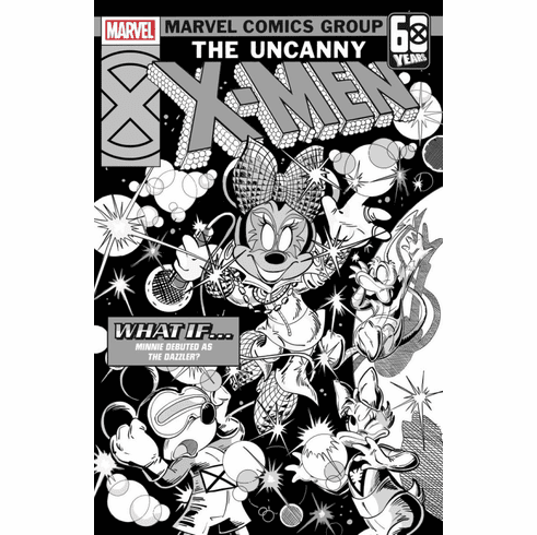 The Amazing Spider-Man # 51 (Incentive B&W Disney 100th Anniversary Variant)