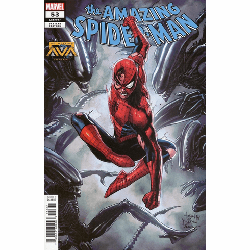 The Amazing Spider-Man # 53 (Alien Vs. Marvel Variant)