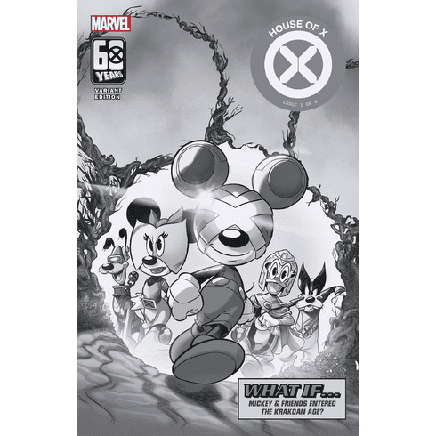 The Amazing Spider-Man # 63 (Incentive B&W Disney Variant)