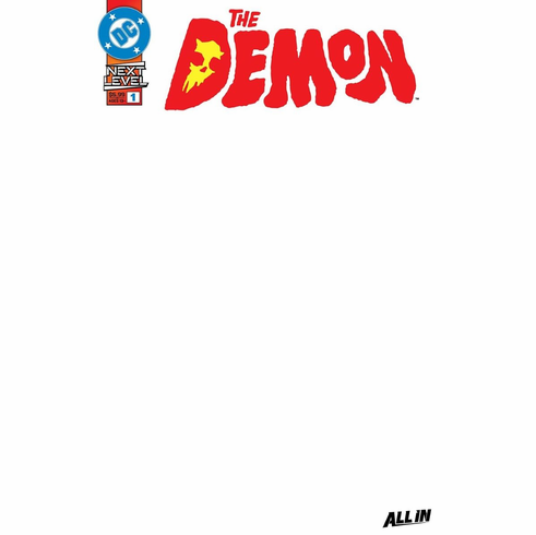 The Demon # 1 (Blank Variant)