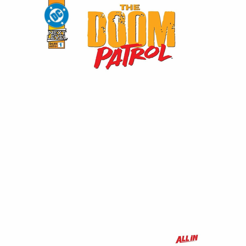 The Doom Patrol # 1 (Blank Variant)