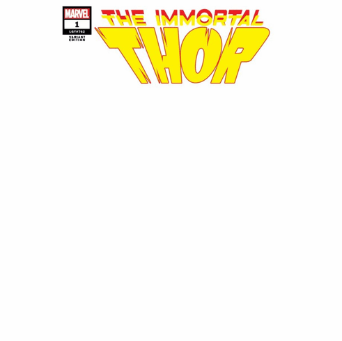 The Immortal Thor # 1 (Blank Variant)