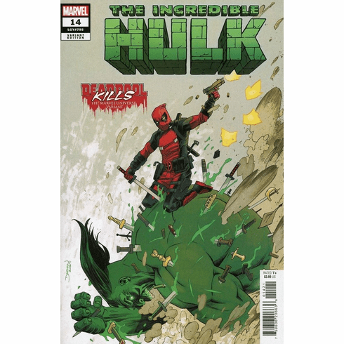 The Incredible Hulk # 14 (Deadpool Kills The Marvel Universe Variant)