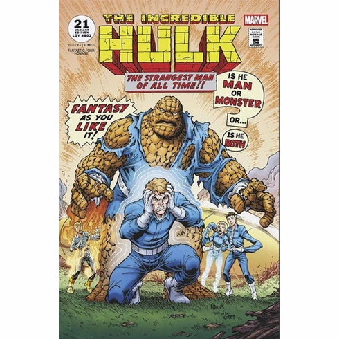 The Incredible Hulk # 21 (FF Homage Variant)