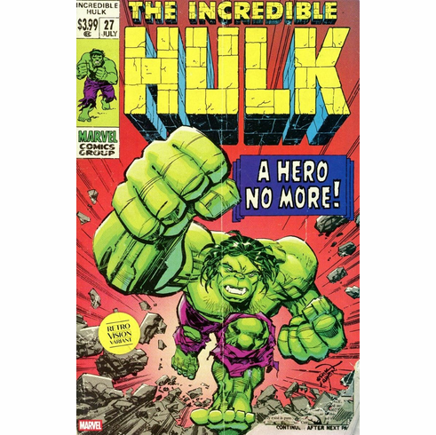 The Incredible Hulk # 27 (Retro Vision Variant)