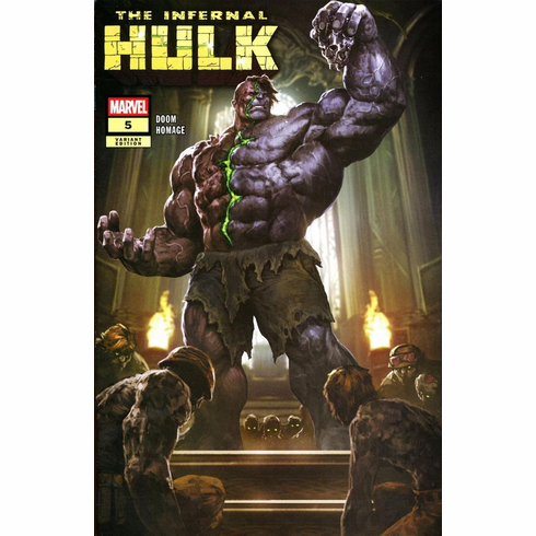 The Infernal Hulk # 5 (Doom Homage Variant)