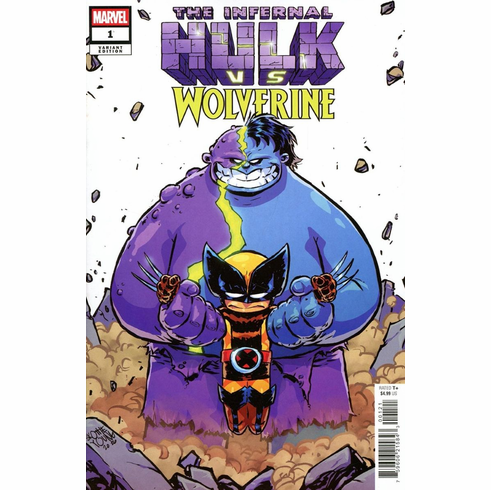 The Infernal Hulk Vs. Wolverine # 1 (Young Variant) 