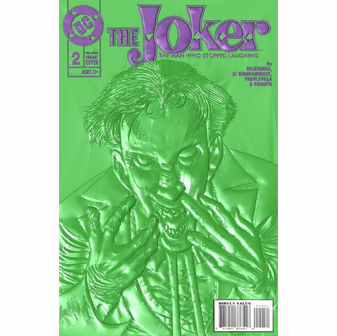 The Joker: The Man Who Stopped Laughing # 2 (Embossed 90s Month Variant)