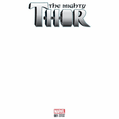 The Mighty Thor # 1 (Blank Variant)