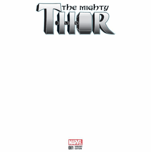 The Mighty Thor # 1 (Blank Variant)