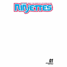 The Ninjettes # 1 (Blank Authentix Variant)