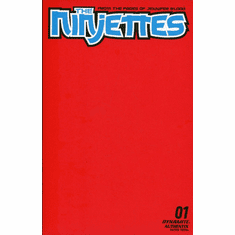 The Ninjettes # 1 (Blood Red Blank Authentix Variant)