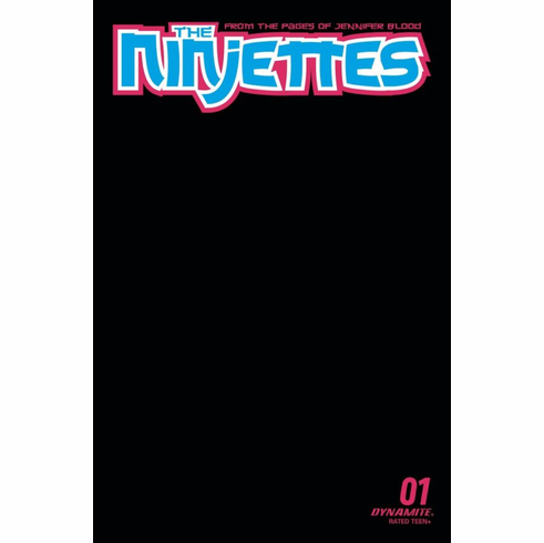 The Ninjettes # 1 (Death Black Blank Variant)