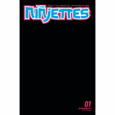 The Ninjettes # 1 (Death Black Blank Variant)