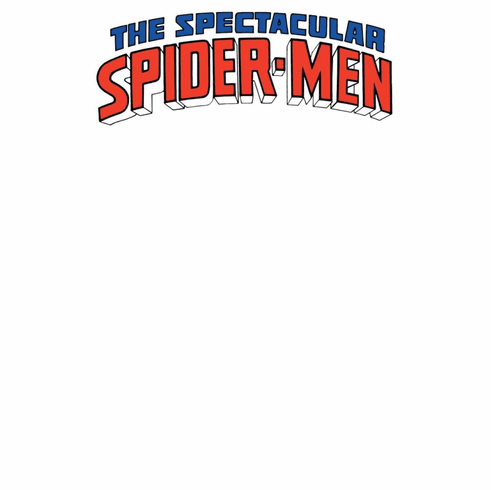 The Spectacular Spider-Man # 1 (Blank Variant)