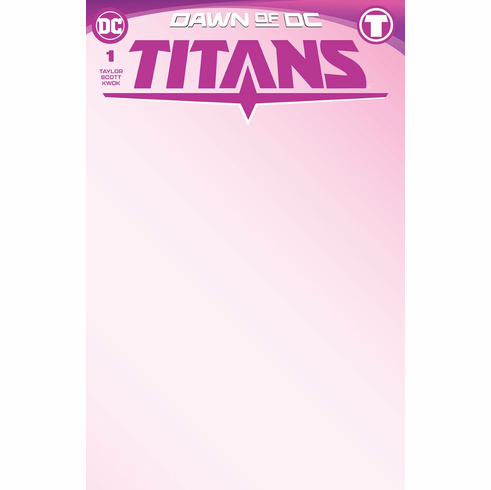 Titans # 1 (Blank Variant)