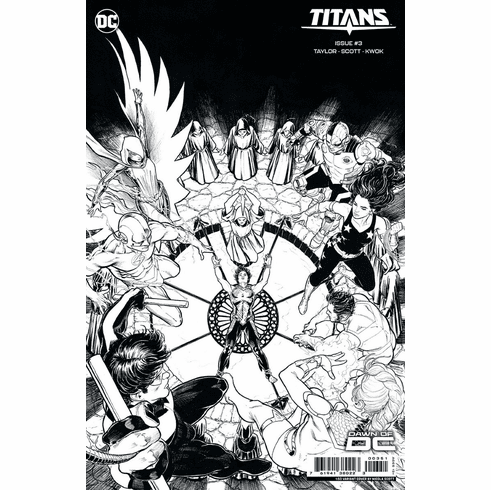 Titans # 3 (Incentive B&W Variant)