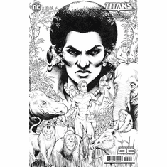 Titans # 4 (Incentive B&W Variant)