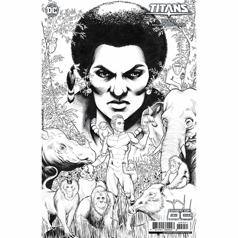 Titans # 4 (Incentive B&W Variant)