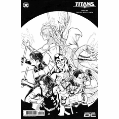 Titans # 5 (Incentive B&W Variant)
