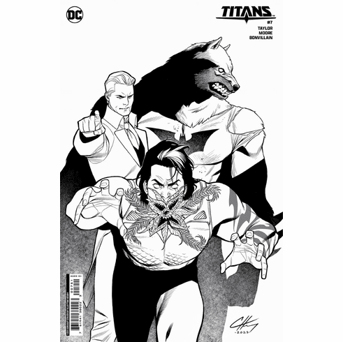 Titans # 7 (Incentive B&W Variant)