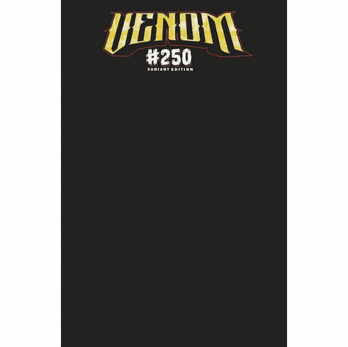 Venom # 250 (Black Blank Variant)