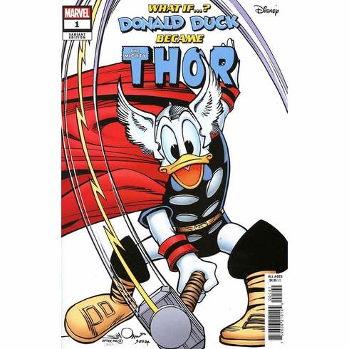 What If...? Donald Duck Became The Mighty Thor # 1 (Variant)