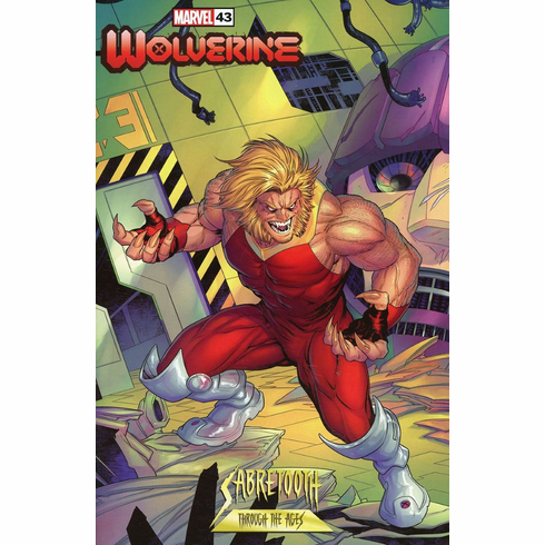 Wolverine # 43 (Sabretooth Through The Ages Variant)
