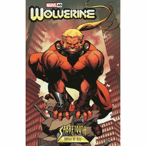 Wolverine # 45 (Sabretooth Through The Ages Variant)