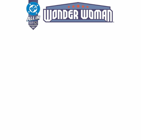 Wonder Woman # 25 (Blank Variant)