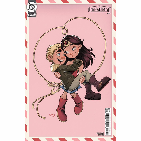 Wonder Woman # 30 (Valentines Day Card Variant)