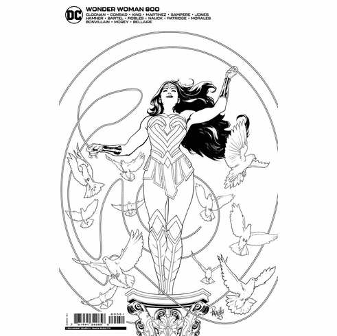 Wonder Woman # 800 (Incentive B&W Variant)