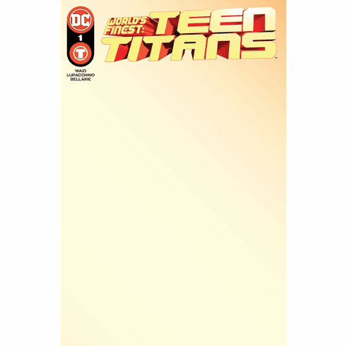 Worlds' Finest: Teen Titans # 1 (Blank Variant)