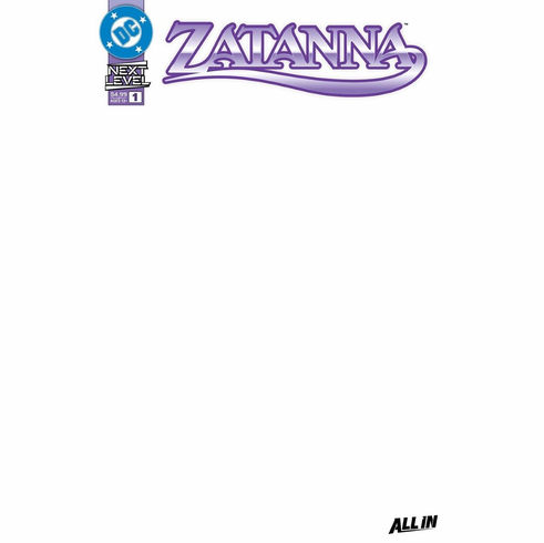 Zatanna # 1 (Blank Variant)