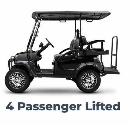 2023 Atlas Lifted 4-Passenger Lithium-Powered Golf Cart
