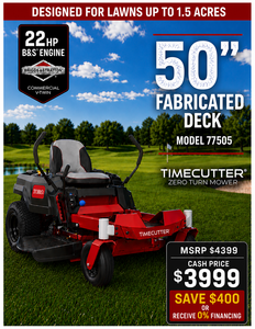 50 22hp Toro TIMECUTTER Zero-Turn Mower with B&S Engine