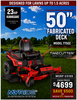 50 23hp Toro TIMECUTTER Zero-Turn Mower with Kawasaki Engine and MyRIDE Comfort Suspension