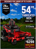 54 24hp Toro TITAN Zero-Turn Mower with Kawasaki Engine