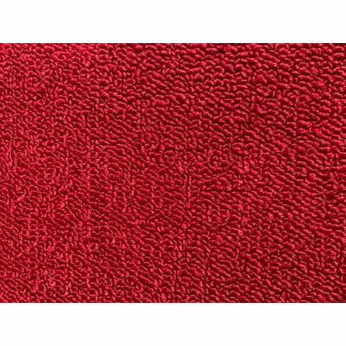 80" Deep Red Loop Carpet