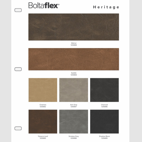 Boltaflex Heritage Vinyl Sample Card