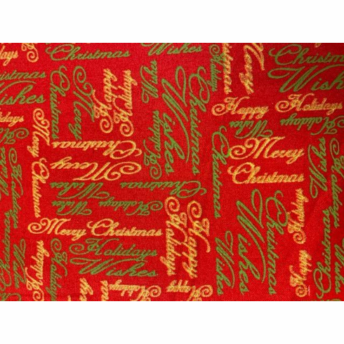 Cotton Fabrics Merry Christmas (Closeout Item)
