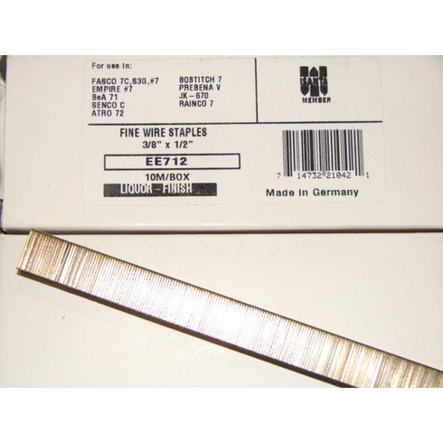 Fasco 3/8" x 1/2" Liquor Staples