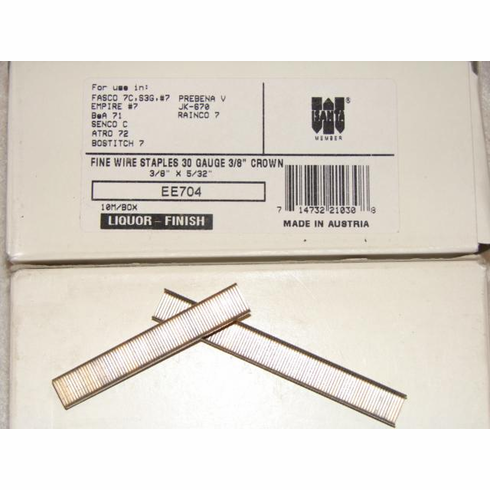 Fasco 3/8" x 5/32" Liquor Staples