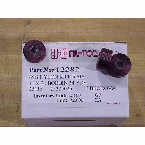 Fil-Tec Size 69G "Maroon" Nylon Bobbin